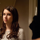 Emma Roberts and Ghostface.